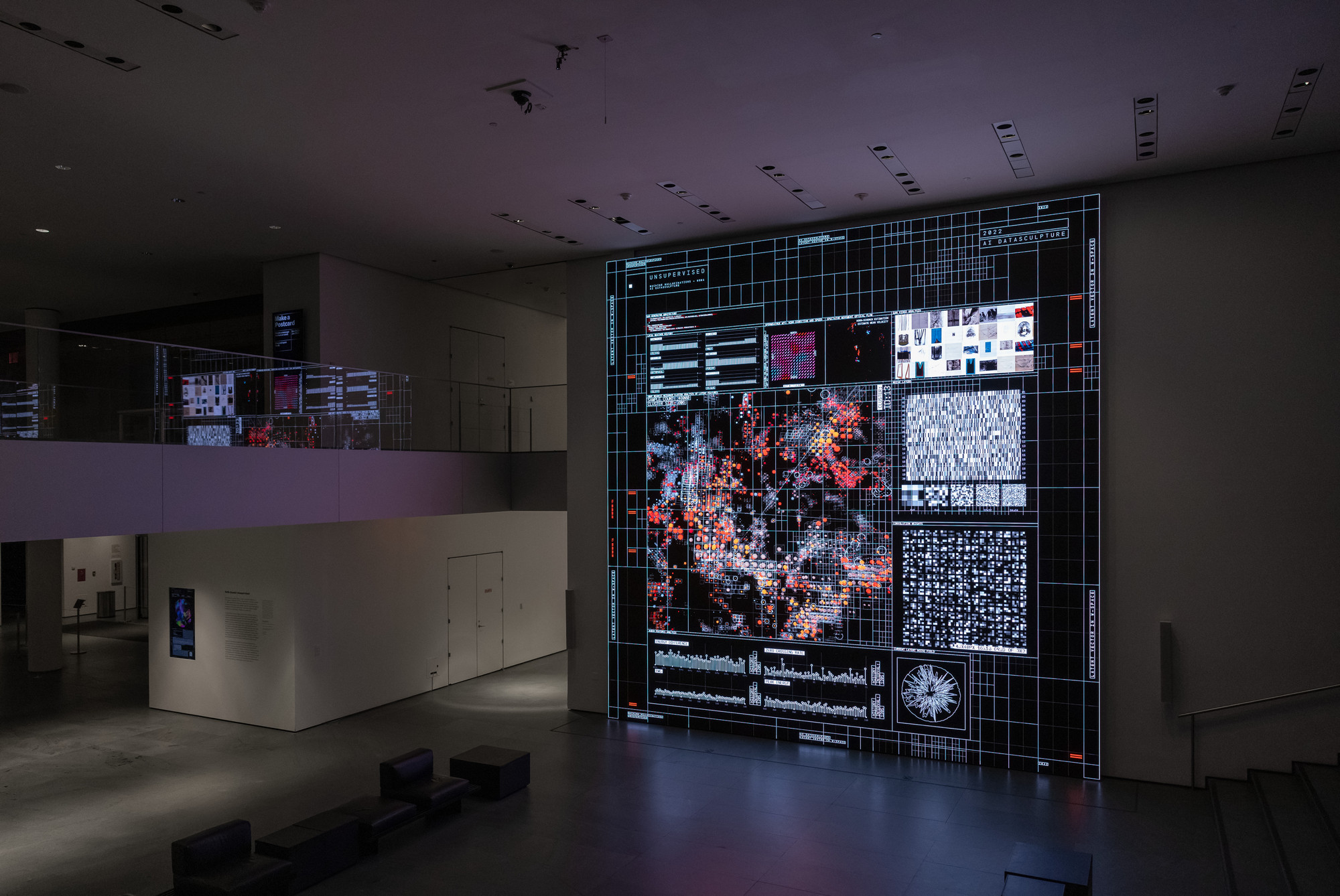 Refik Anadol:Unsupervised,MoMA 展览现场