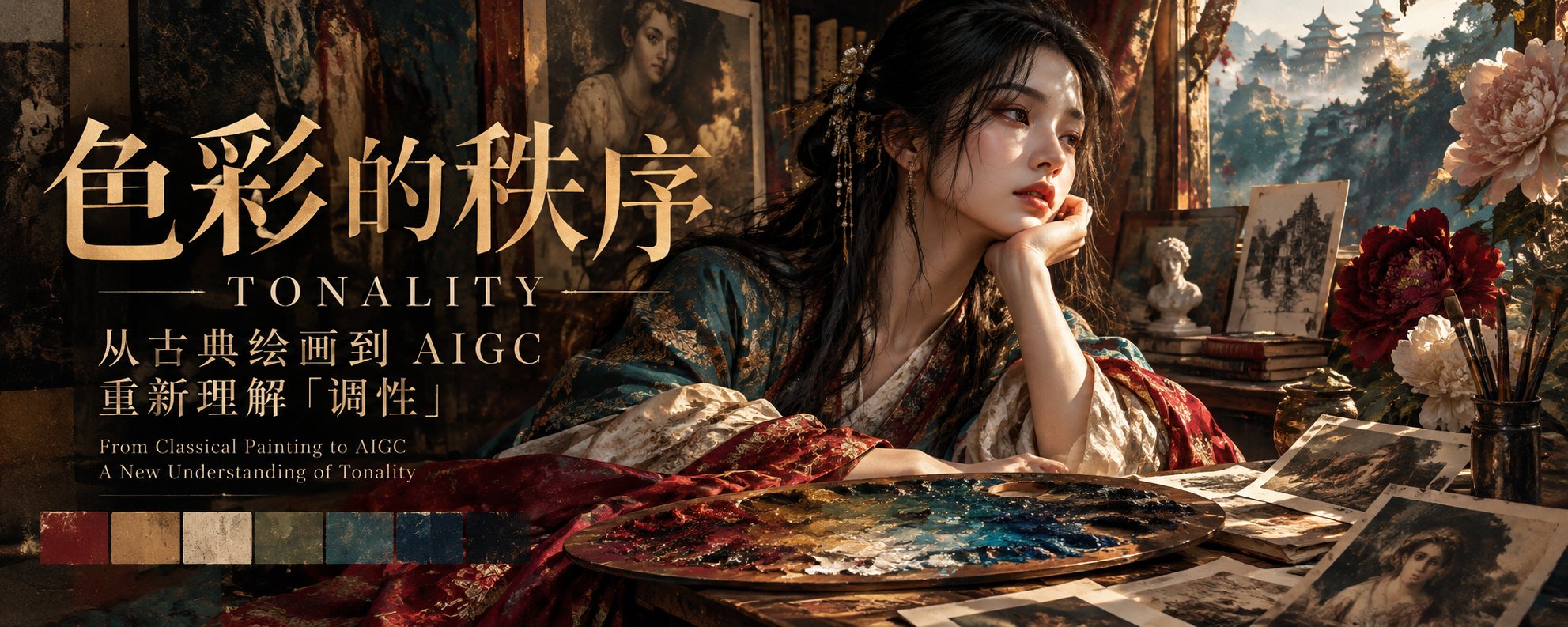 色彩的秩序：从古典绘画到 AIGC，重新理解“调性”（Tonality）原帖头图