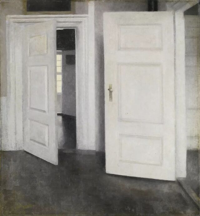 哈默修伊《白色的门》(White Doors, 1905)