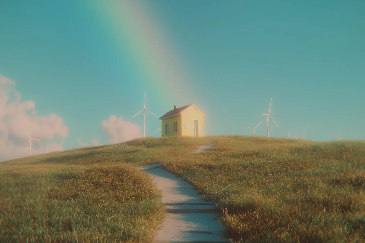 06. 孤独黄色小屋与巨型风车
