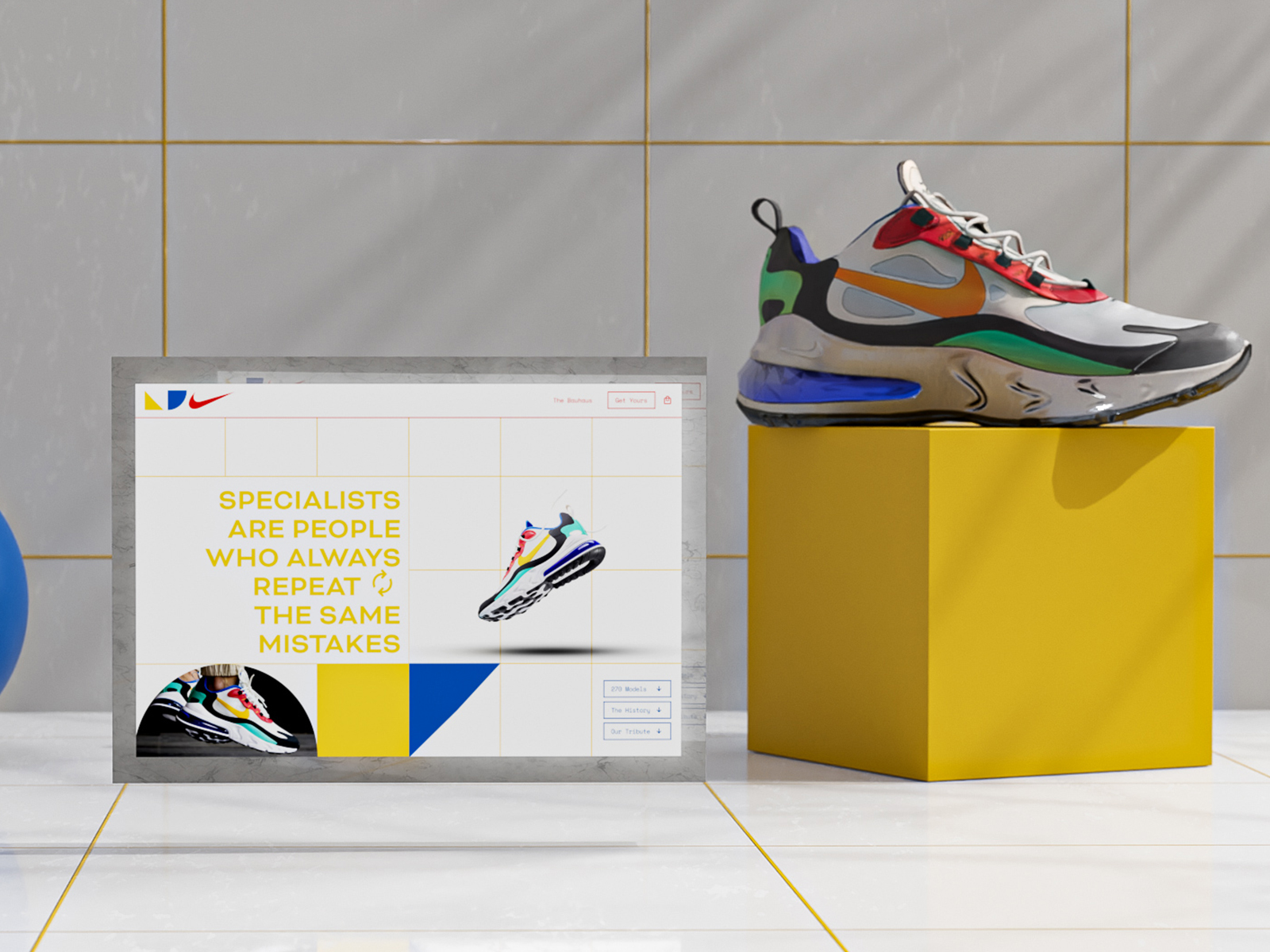 Nike x The Bauhaus 联名海报设计