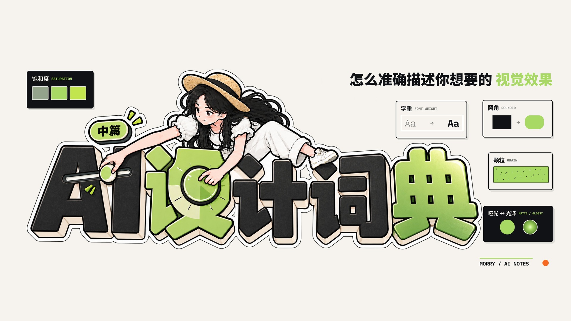 AI 设计词典(中篇)|怎么准确描述视觉效果