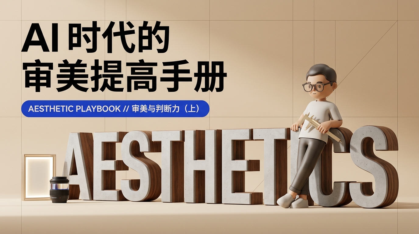 AI 时代的审美提高手册（上）：从“各有所爱”的误区，到视觉秩序、商业信任与社交货币