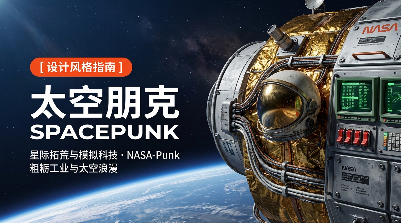 设计风格指南：太空朋克——星际拓荒与模拟科技，从《星空》NASA-Punk 与《异形》解码粗粝太空浪漫