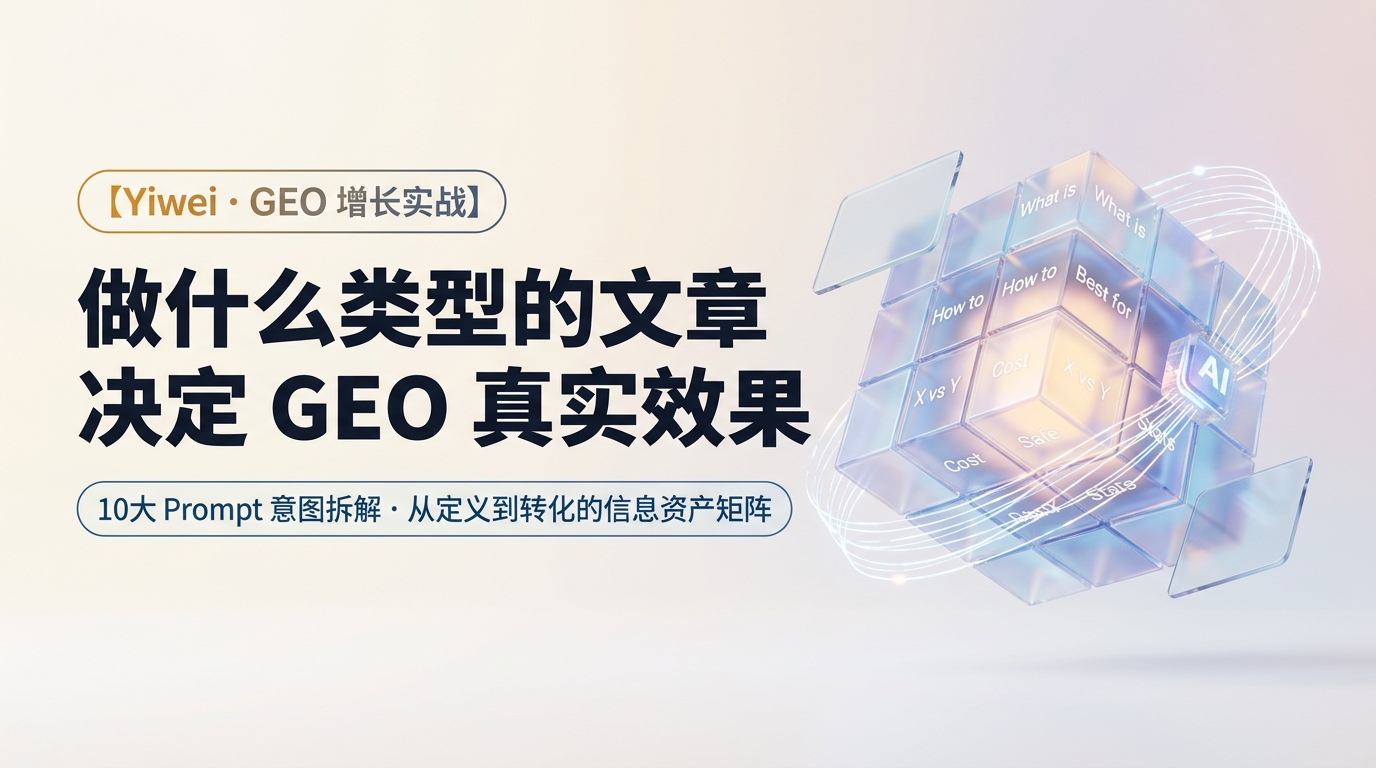 《What Types of Content Determine What Kind of GEO Results You Get》