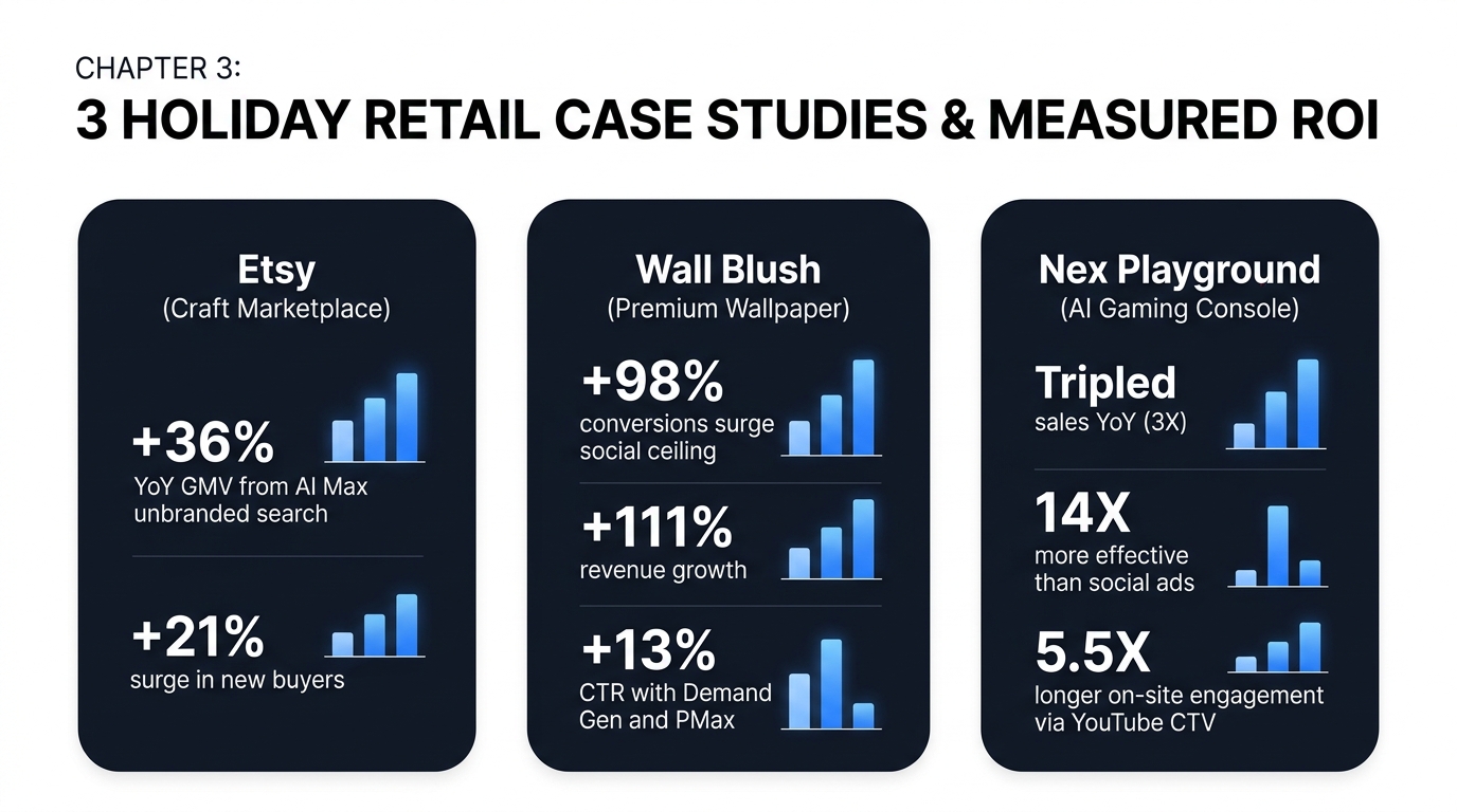 Chapter 3: 3 Holiday Retail Case Studies & Measured ROI